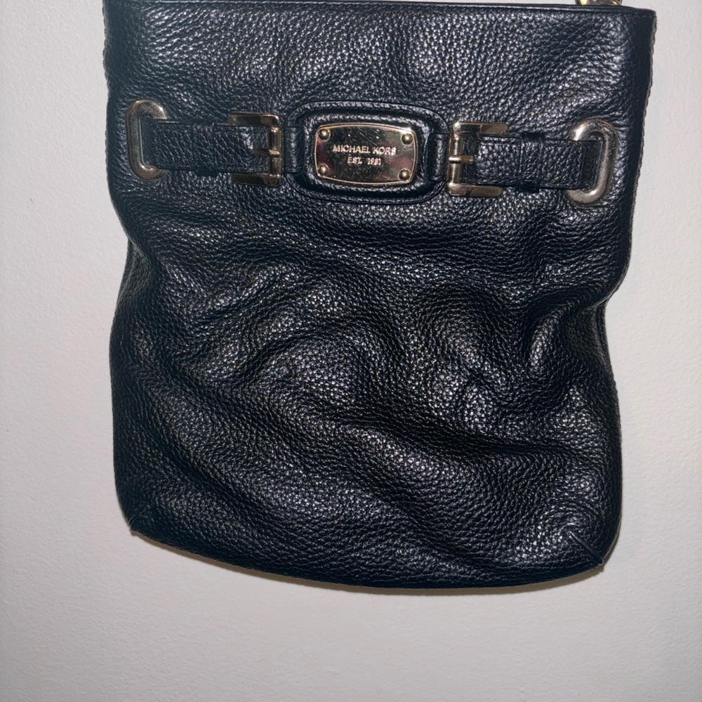 Michael Kors Black Leather Bag